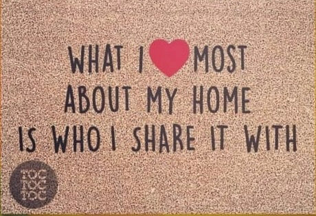 What i love most Doormat