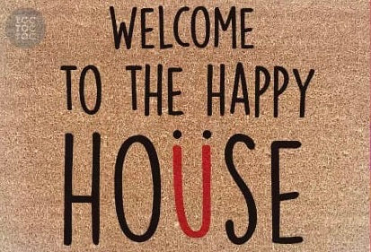 Happy House Doormat