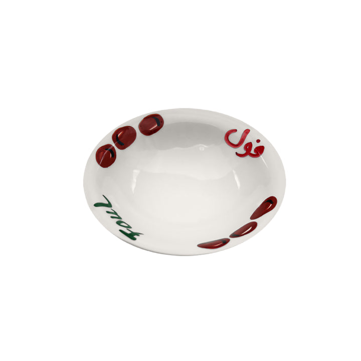 Foul Hand Painted Ceramic Plate