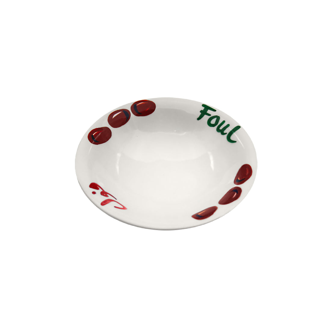 Foul Hand Painted Ceramic Plate