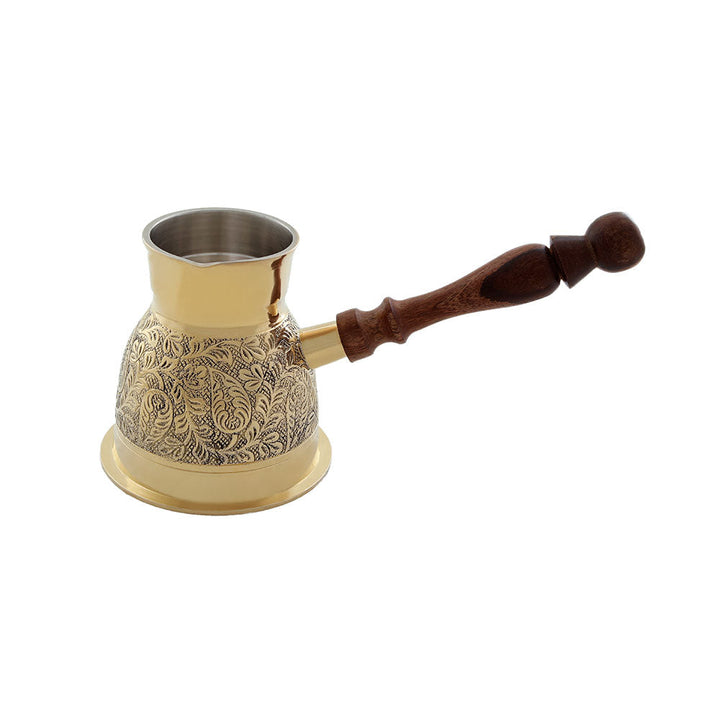 Gold Engraved Coffee Pot