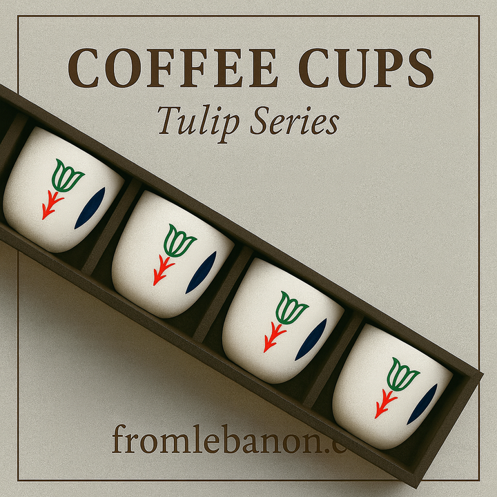 Tulip Coffee Cups - Set of 4