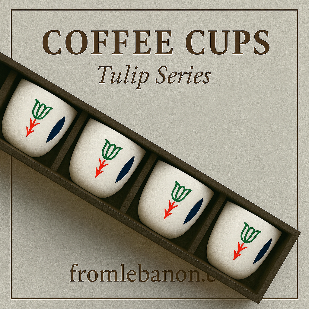 Tulip Coffee Cups - Set of 4