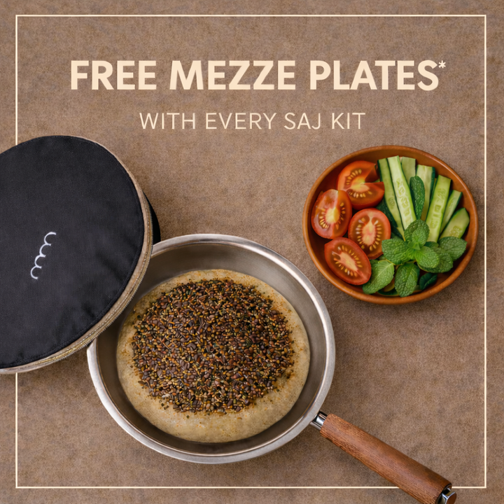Saj Stainless Steel + Mezze Bowls