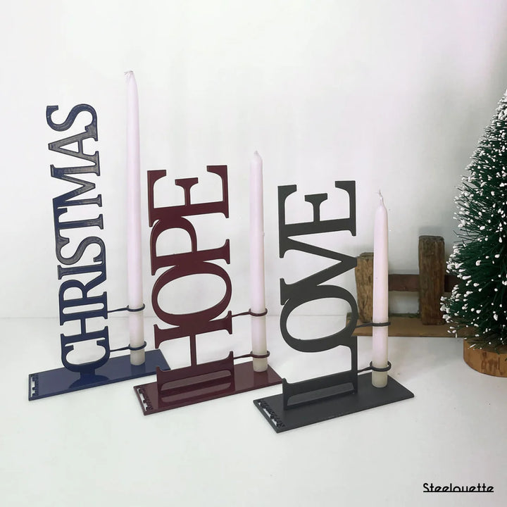 Christmas Candle Holders