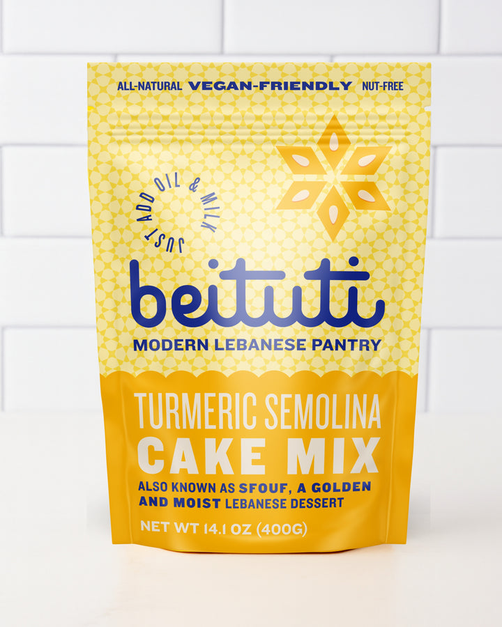 Turmeric semolina cake mix (2 packs)