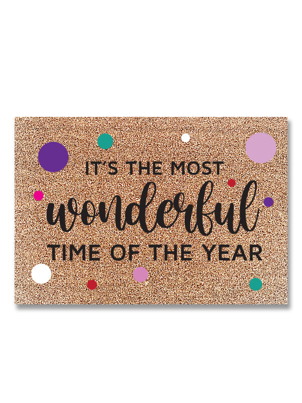 The Most Wonderful Time Doormat