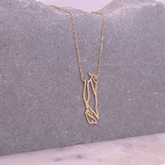 Palestine Gold Necklace