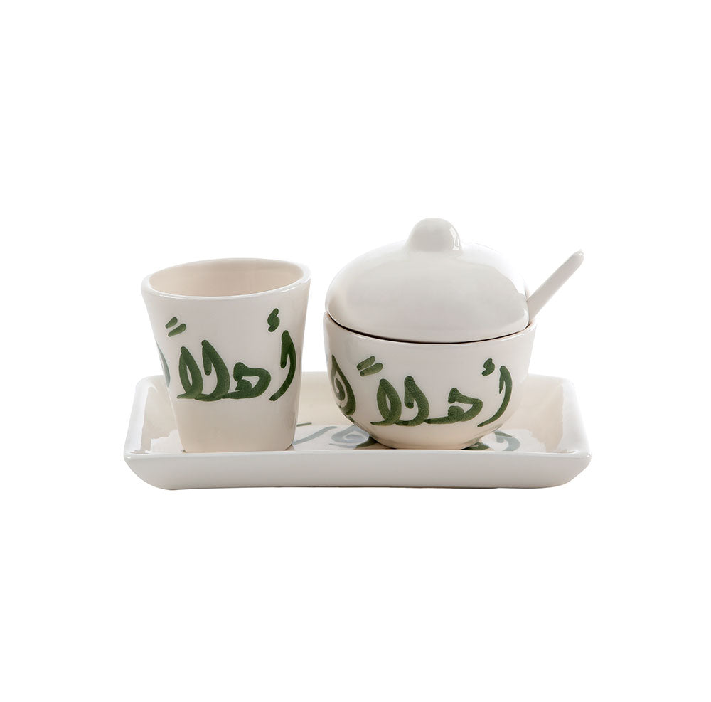 Ahlan Wa Sahlan Sugar & Water Hand Painted Porcelain Set