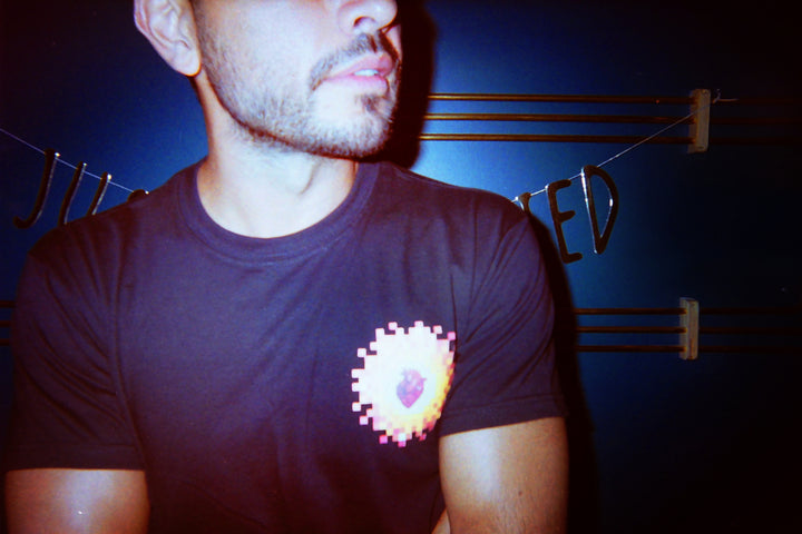 Adonis Pixel Heart T-shirt