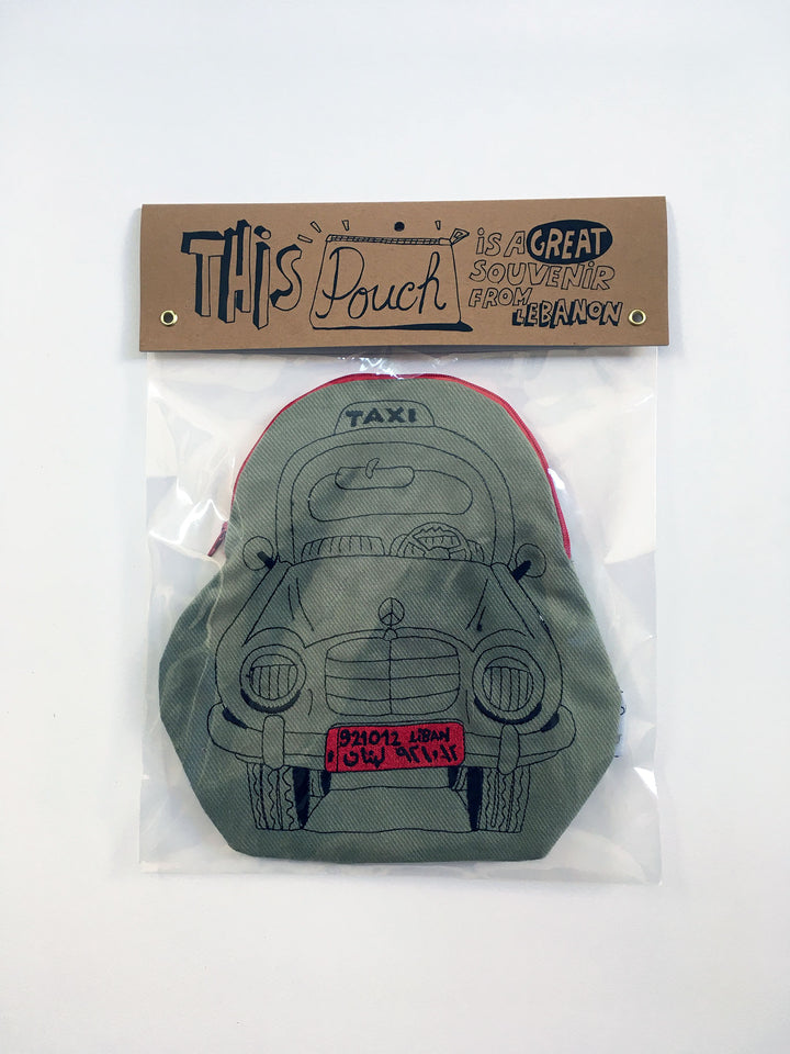 Taxi Zip Pouch