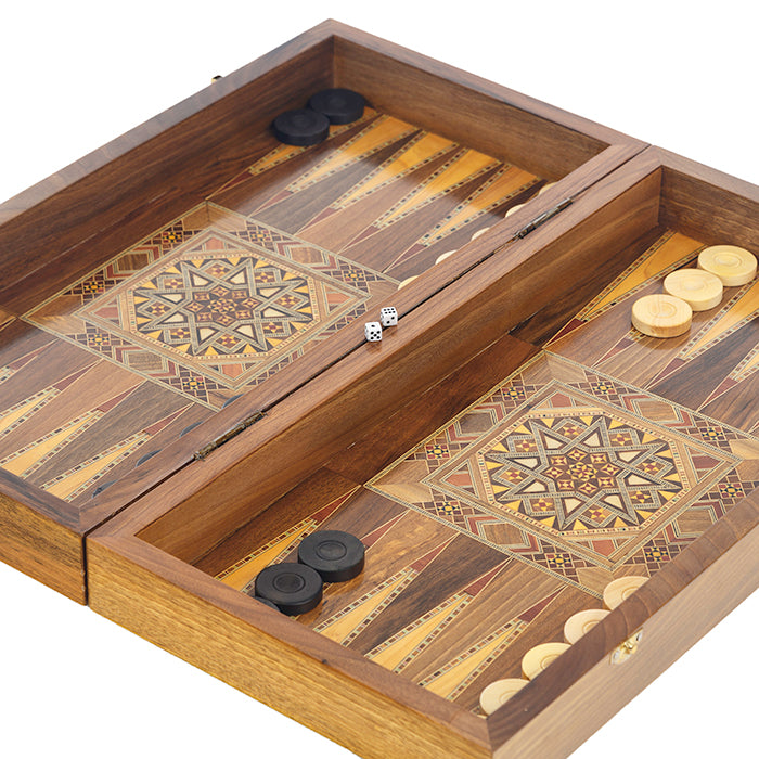 Timeless Backgammon & Chess Board