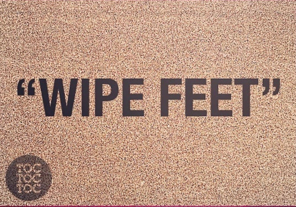 Wipe feet doormat